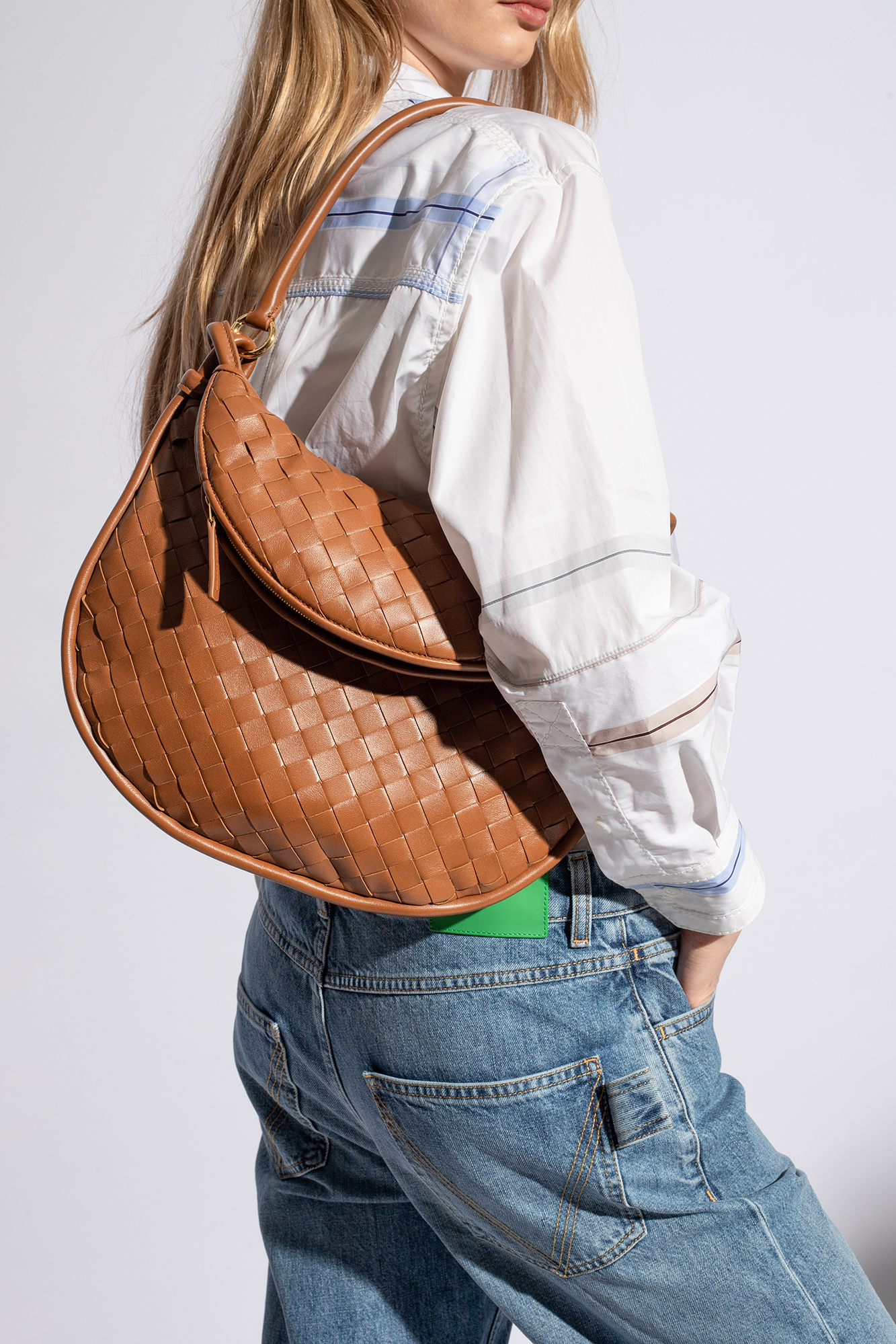 *BOTTEGA VENETA* Gemelli ミディアム ホーボーバッグ Brown 'Gemelli Medium' shoulder bag Bottega Veneta - Vitkac